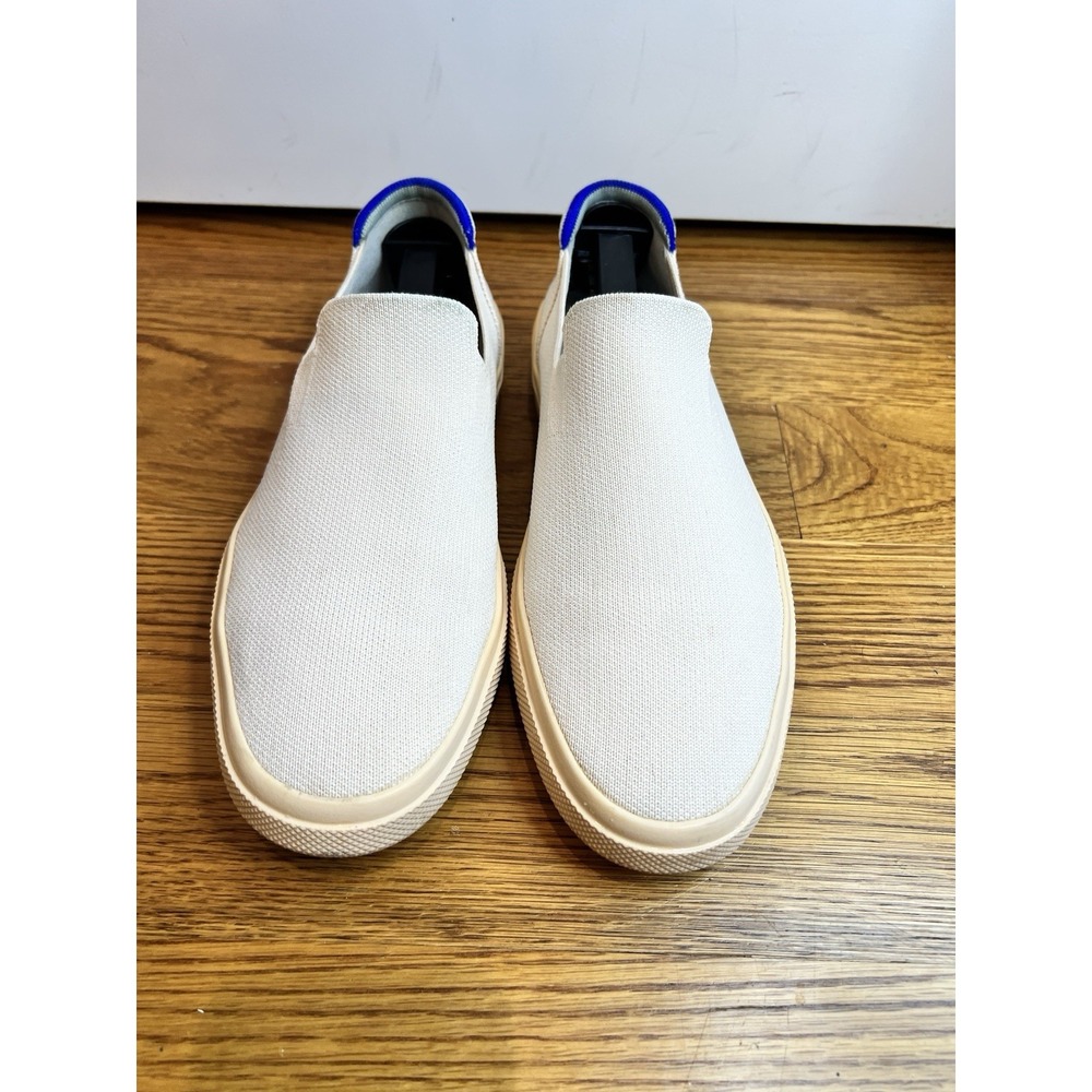 Rothys The City Slip On Shoes Mens 8 Womens 9.5 White Casual Sneakers